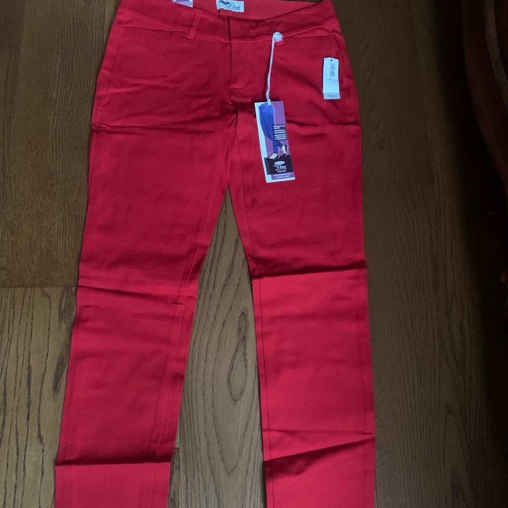 red pants